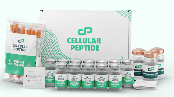 Box of Cellular Peptide with various bottles