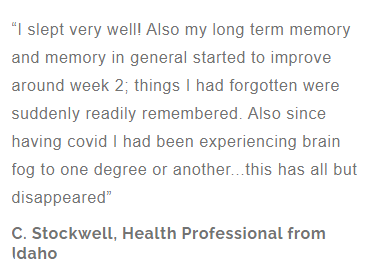 Text review of recovery from COVID - Rejuv-Rx